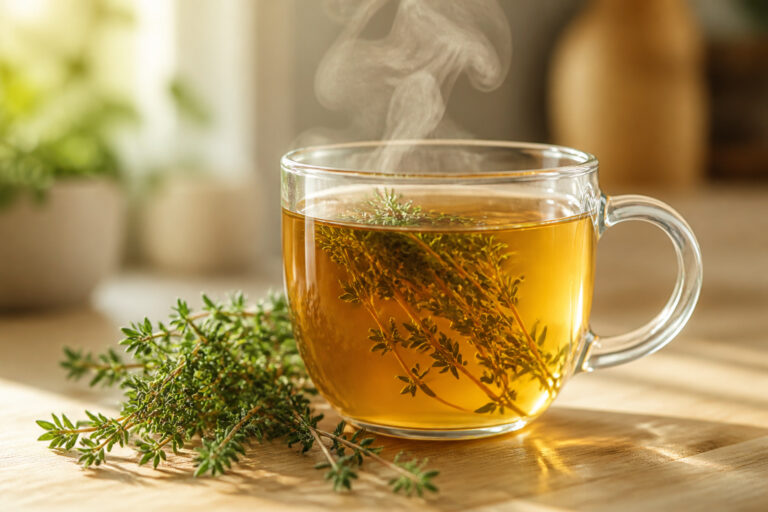 Tisane de thym fumante