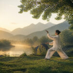 Serenite matinale qi gong au bord de leau
