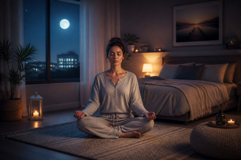 Serenite nocturne meditation et sommeil