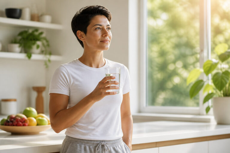 Bien etre matinal eau et serenite