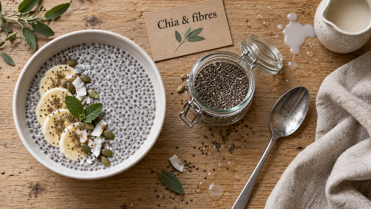 Les graines de chia soutiennent le transit et la satiété, à condition de bien les hydrater