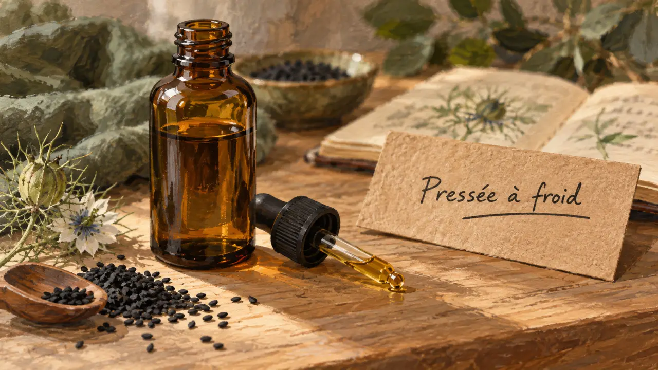 Huile de nigelle : des bienfaits possibles, des usages précis et des précautions à respecter